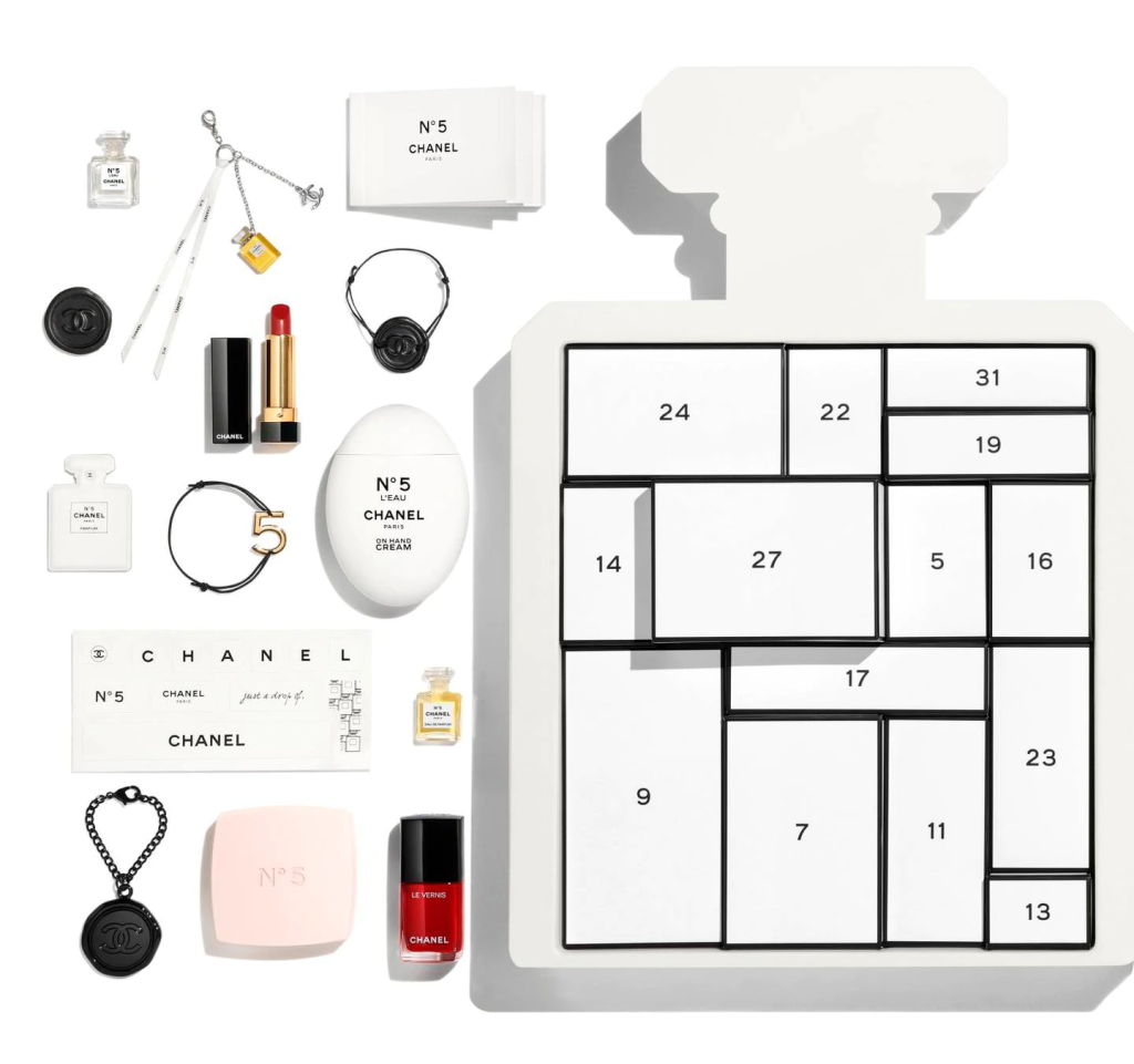 The advent calendar Chanel costs 730 euros (but it mainly contains rubbish …