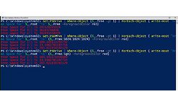 This is the difference between Command Prompt, PowerShell and Windows